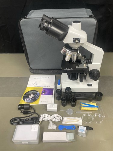 Compound trinocular microscope - compound,